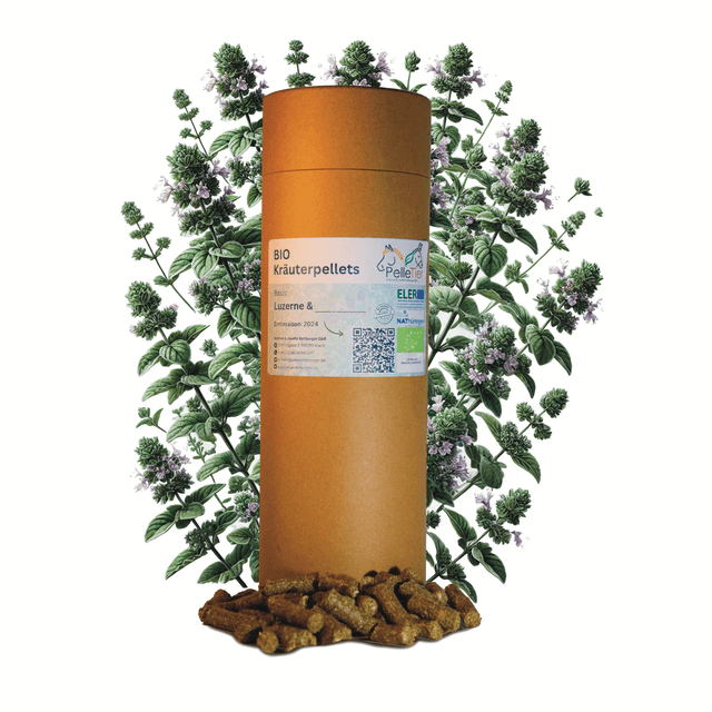 BIO Kräuterpellets + Beikraut Majoran, Einzelfuttermittel