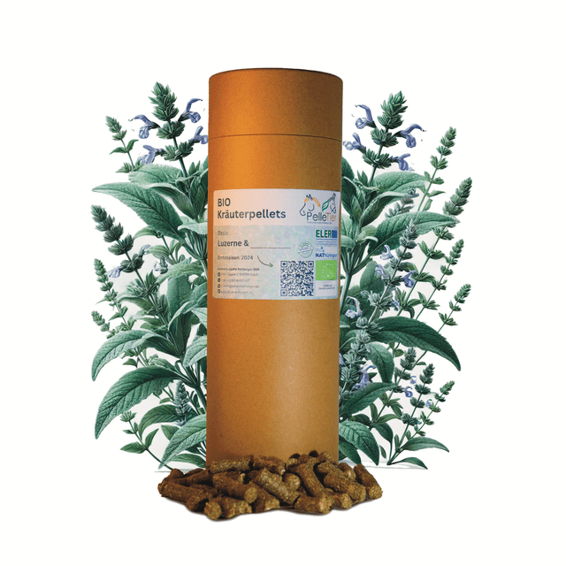 BIO Kräuterpellets + Beikraut Salbei, Einzelfuttermittel